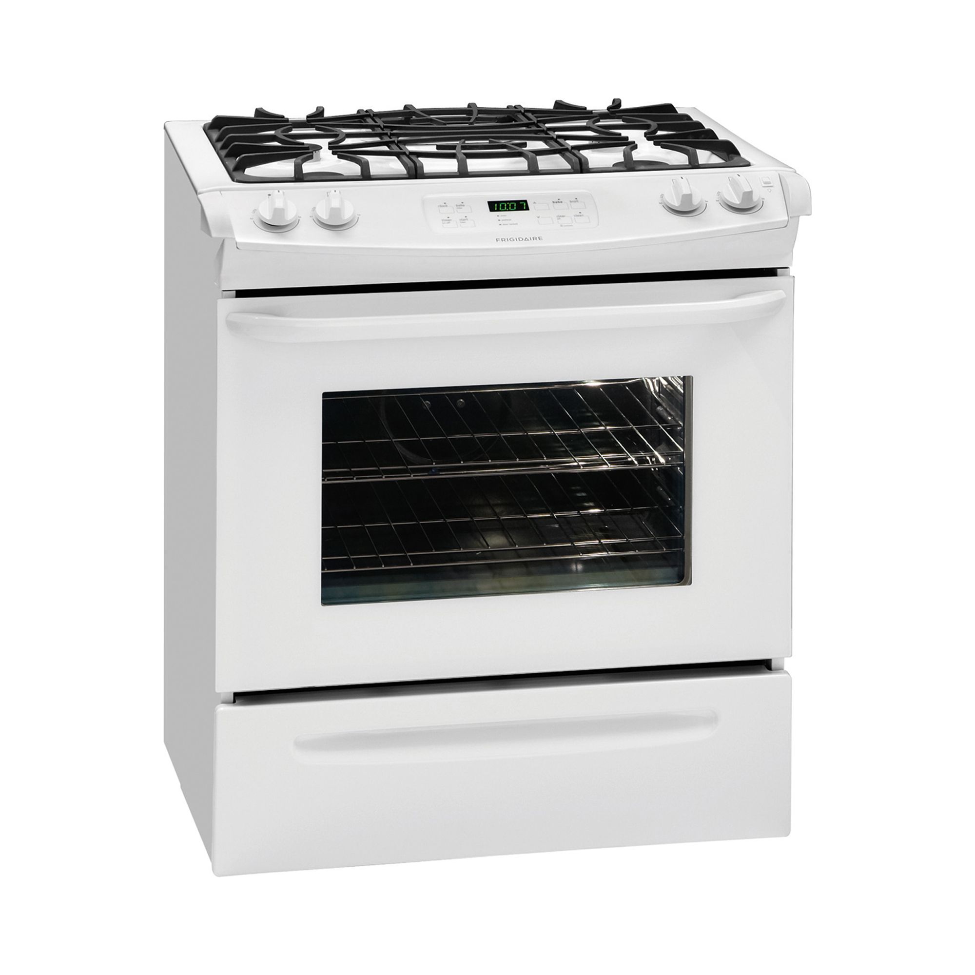 Frigidaire 30 in. Self-Clean Slide-In Gas Range White