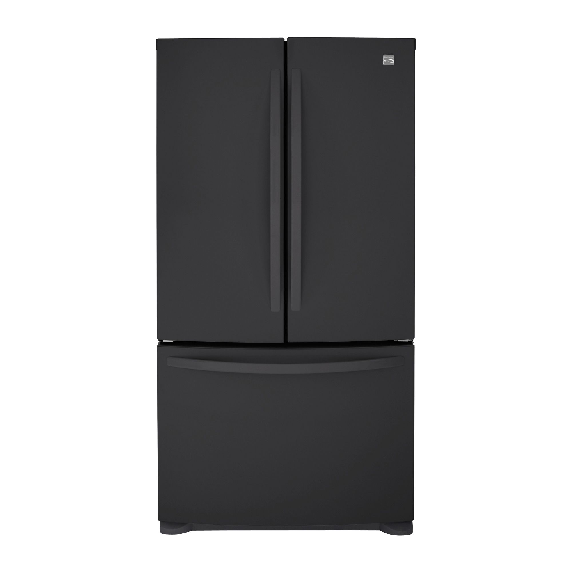 Kenmore 25.0 cu. ft. French Door Bottom-Freezer Refrigerator - Black at Sears.com