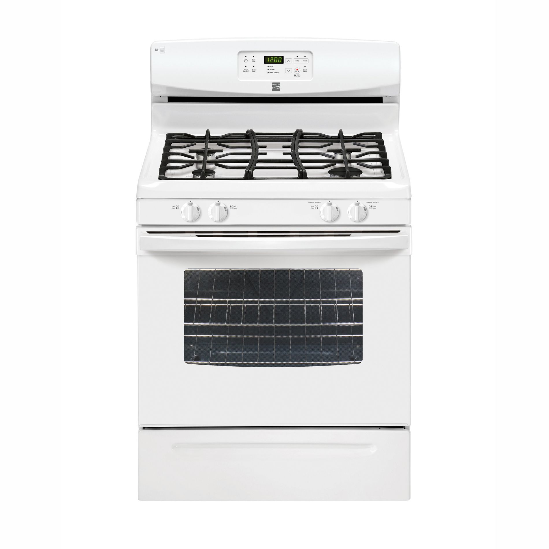 Kenmore 30" Freestanding Gas Range White Shop Your Way Online