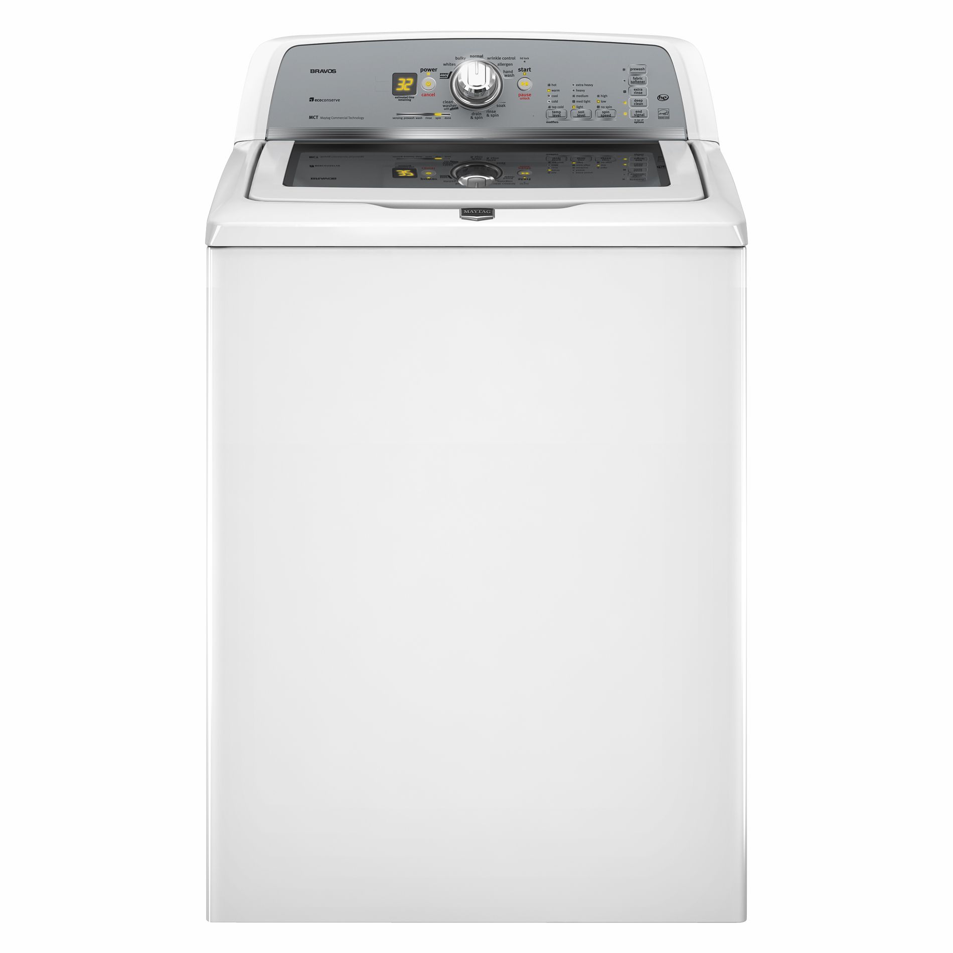 Maytag 3.6 cu. ft. High-Efficiency Top-Load Washer - White