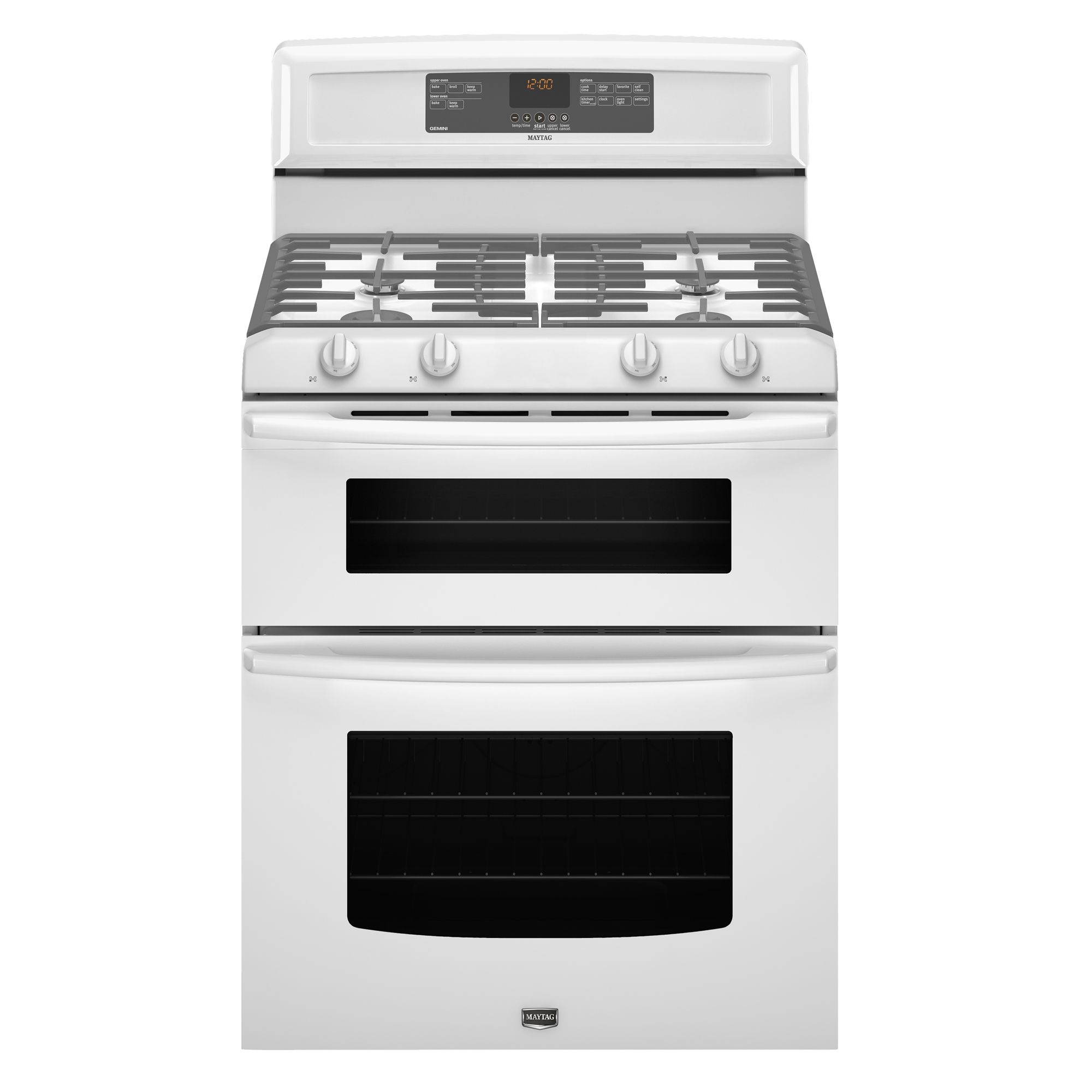 Maytag 30" Double Oven Freestanding Gas Range - White at Kmart.com