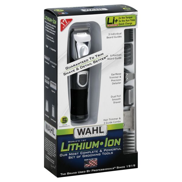 Wahl Grooming Kit, All-In-One Rechargeable Lithium Ion Trimmer Yes