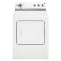 6.0 cu. ft. Flat-Back Electric Dryer - White