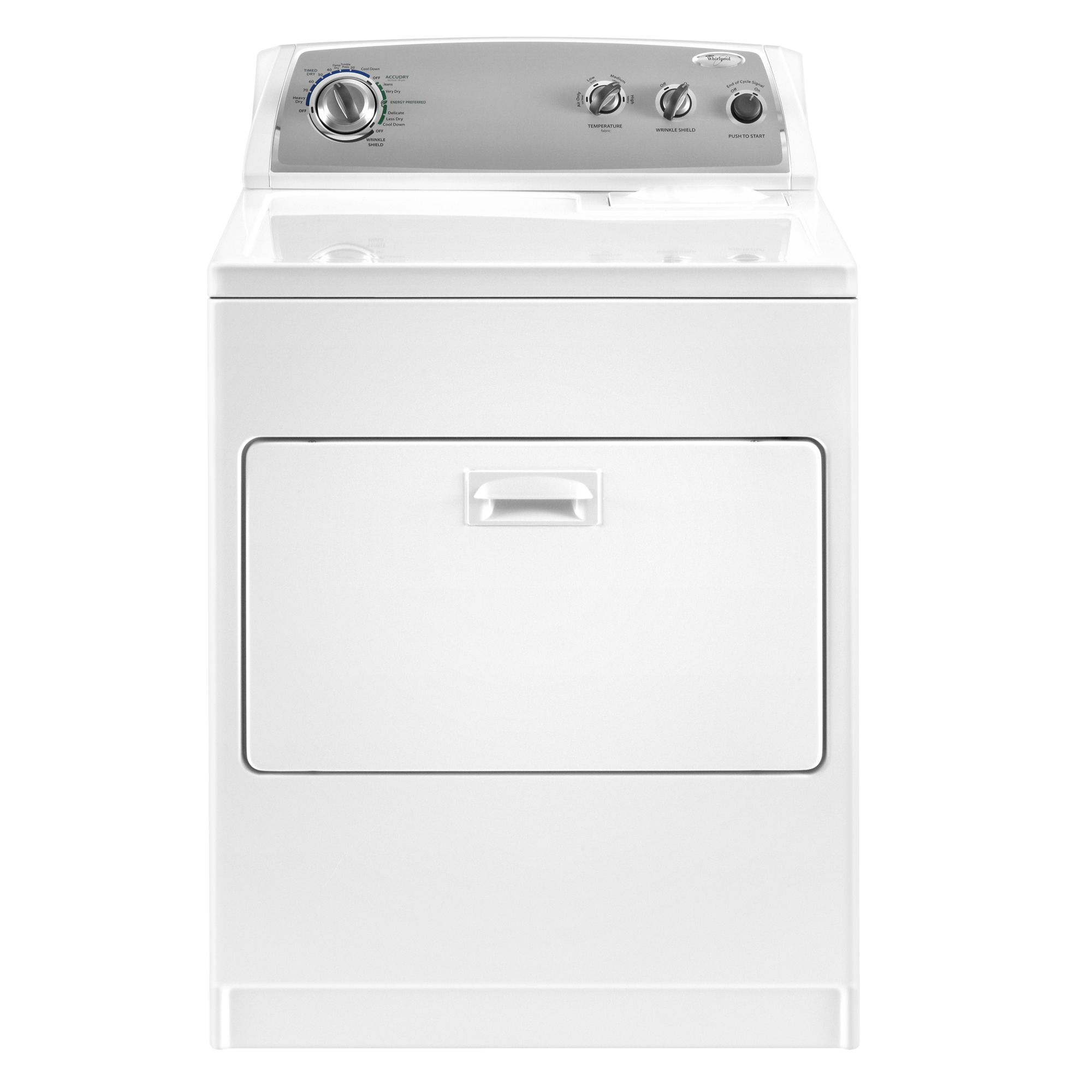 Whirlpool 7.0 cu. ft. Capacity Gas Dryer White 7.0 cu. ft. and greater