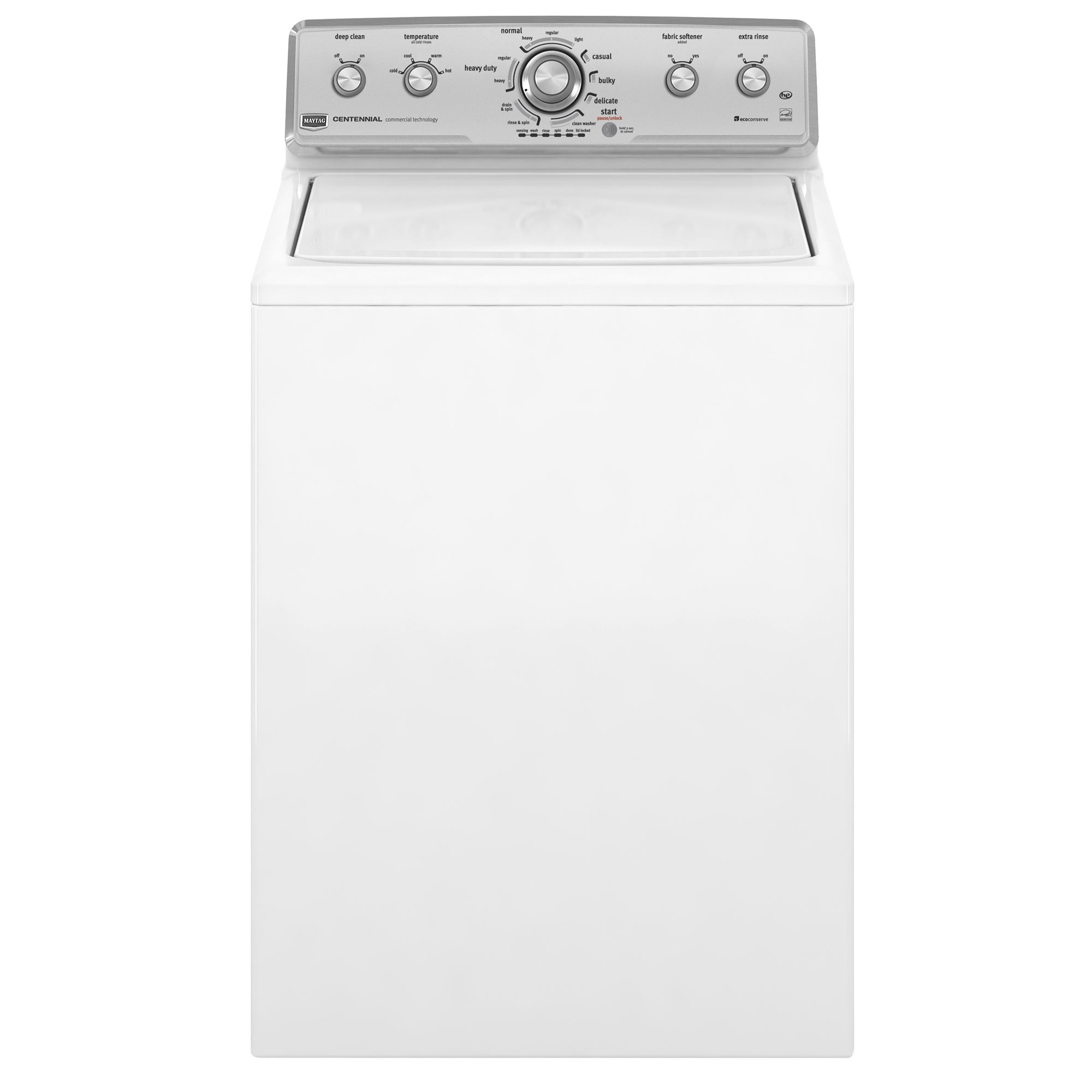 Maytag 3.6 cu. ft. Centennial High-Efficiency Top-Load Washer - White