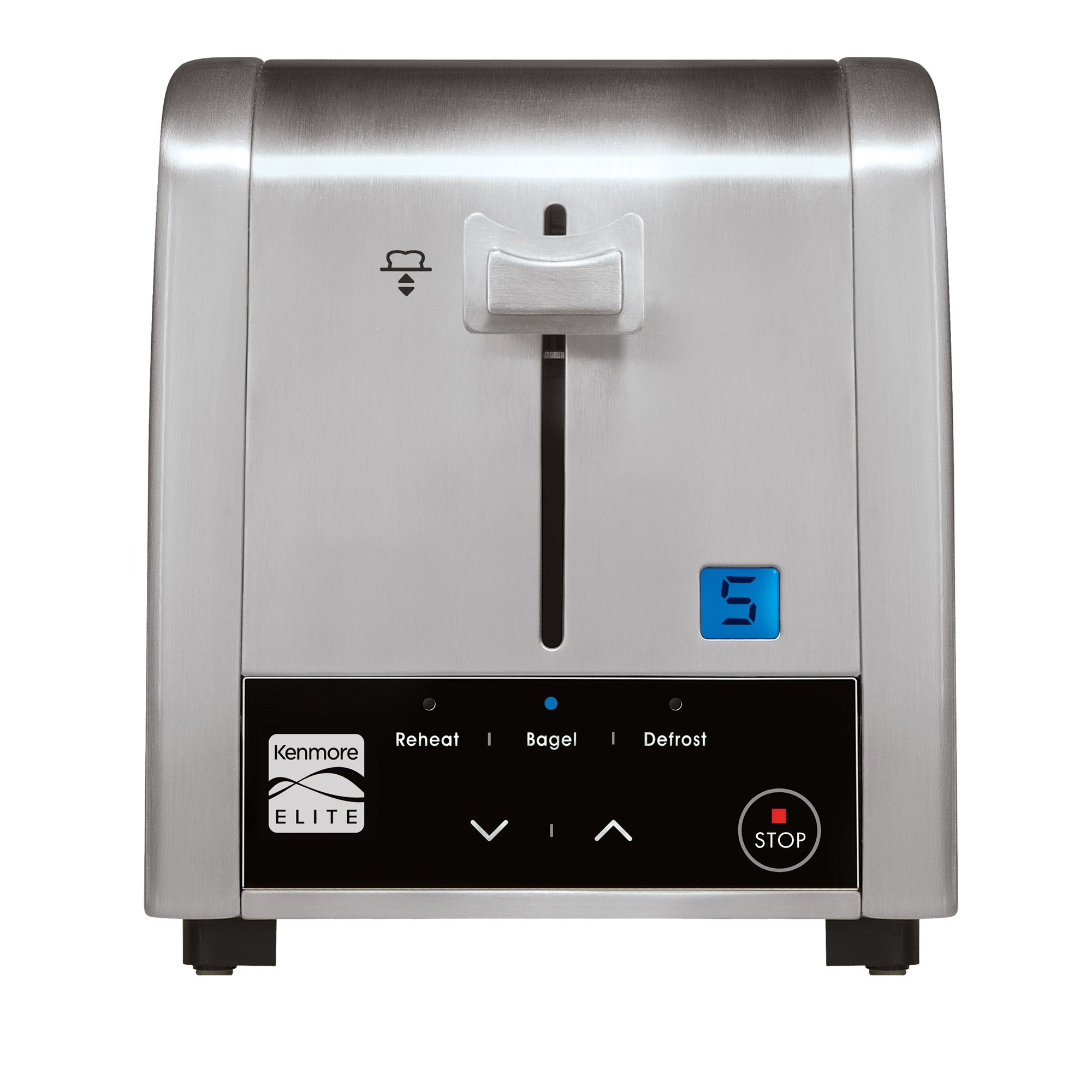 Kenmore Elite Elite&reg; 2-Slice Toaster, Brushed Aluminum/Stainless Steel at Kenmore.com
