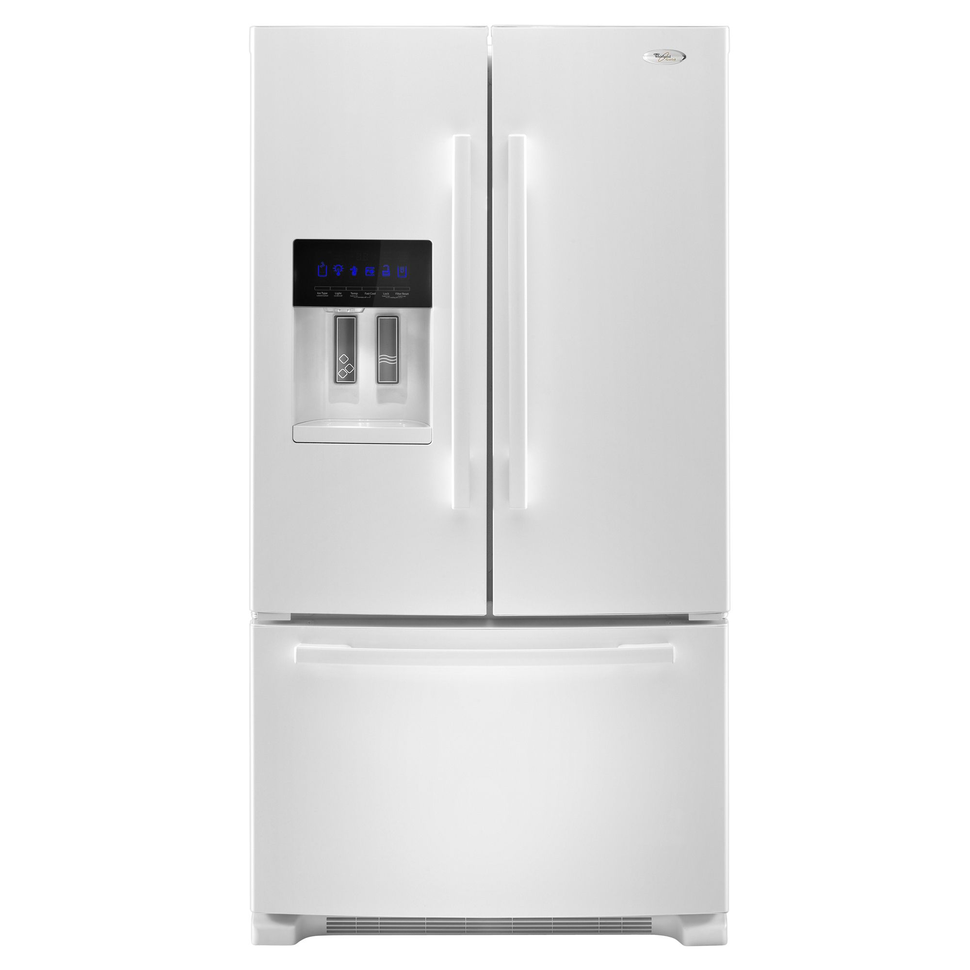 Whirlpool 25.5 cu. ft. French Door Bottom Freezer Refrigerator - White