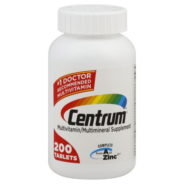 Centrum Multivitamin/Multimineral, Tablets, 200 tablets at Kmart.com