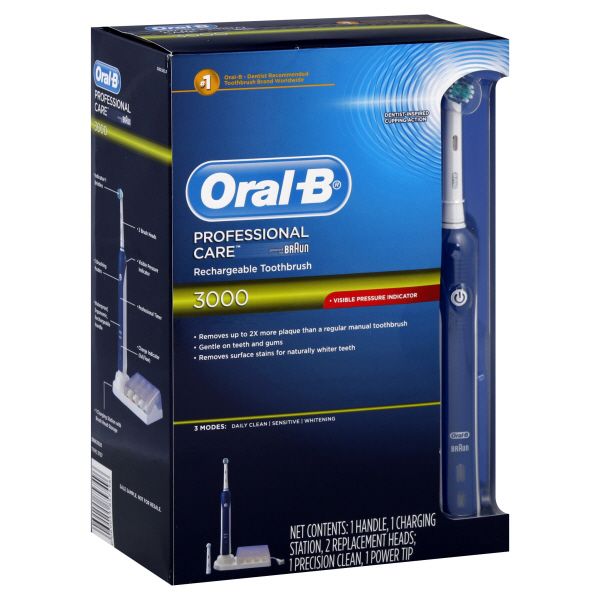 Professional Care Rechargeable Toothbrush, 3000, 1 toothbrush