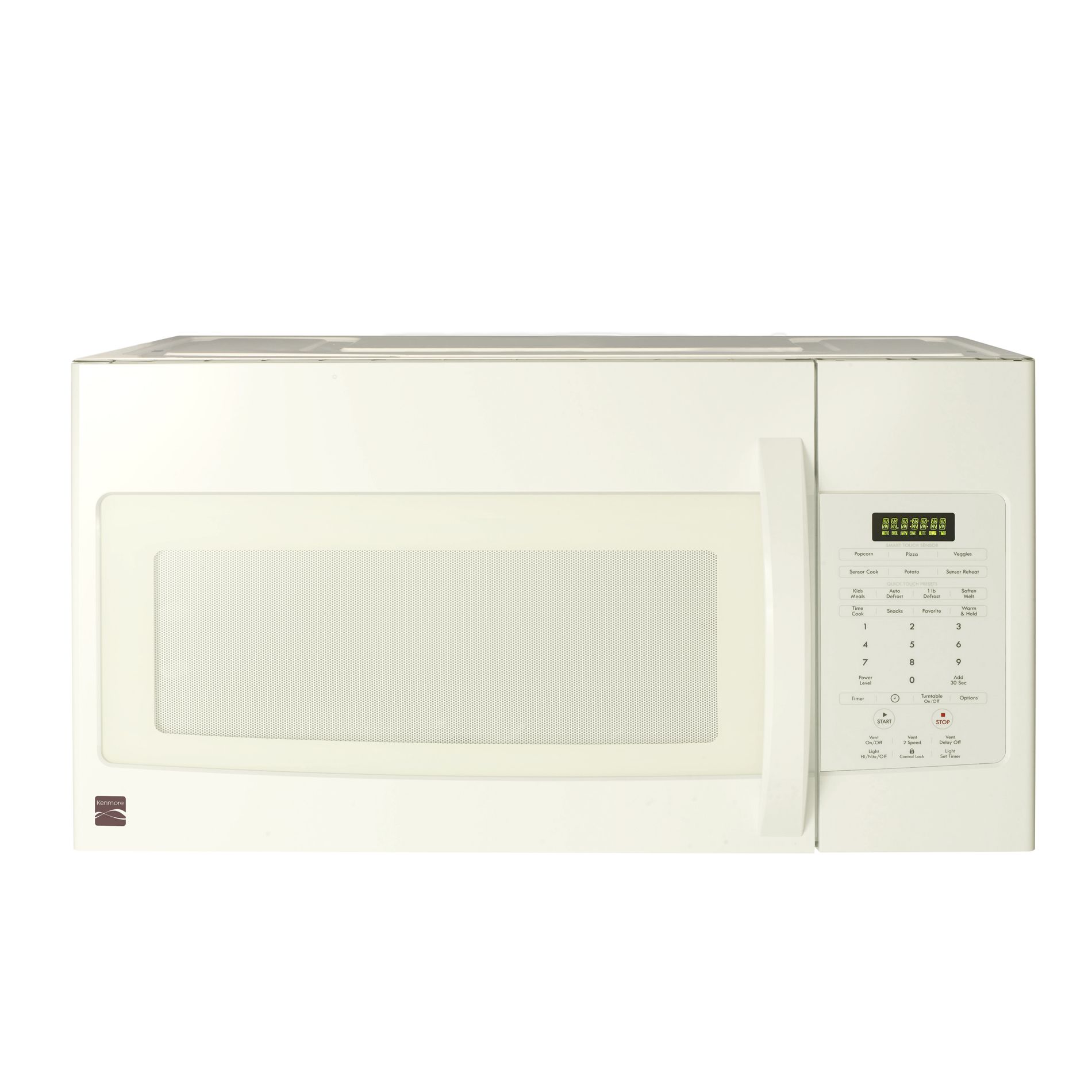 209.93 Kenmore 1.7 cu. ft. Over the Range Microwave Oven Bisque
