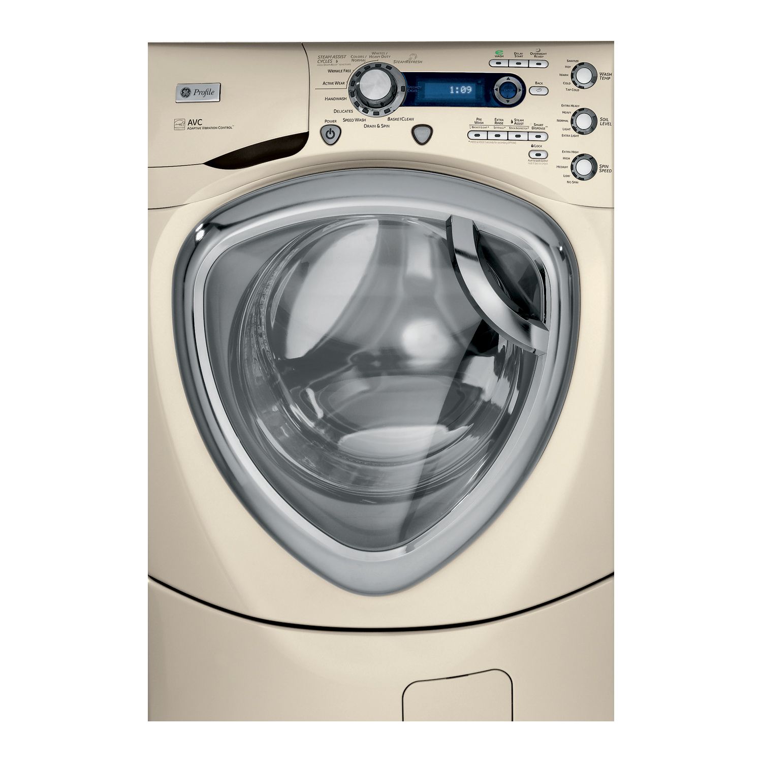 GE Profile Series 4.3 cu. ft. Front-Load Washer w/ Steam - Champagne