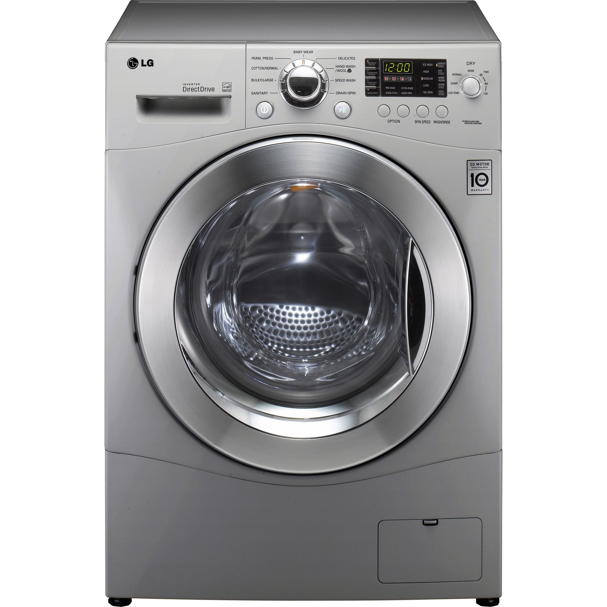 LG 2.3 cu. ft. All-in-One Washer and Dryer - Metallic
