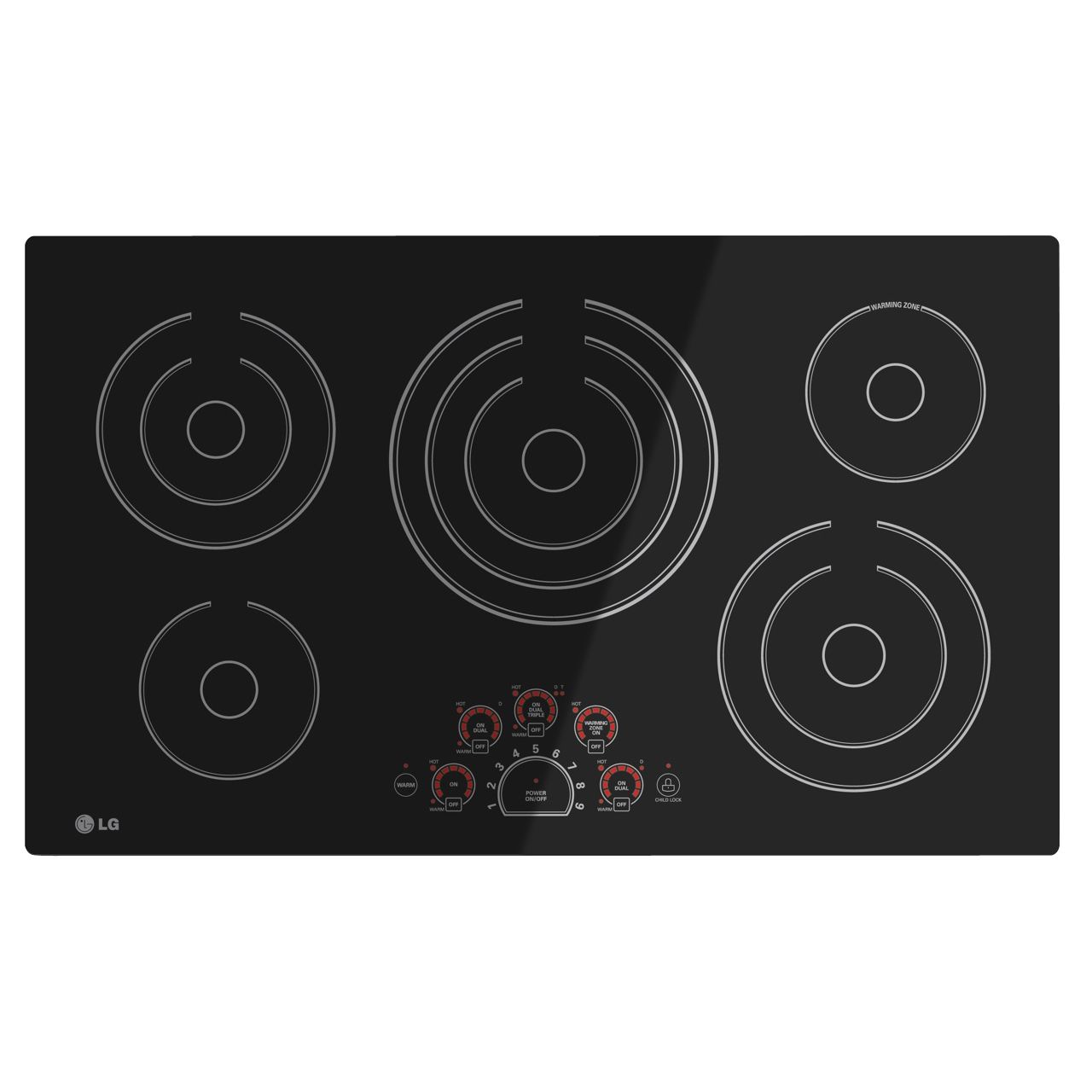 Lg 36″ Radiant Cooktop (lce3610s) Teknation
