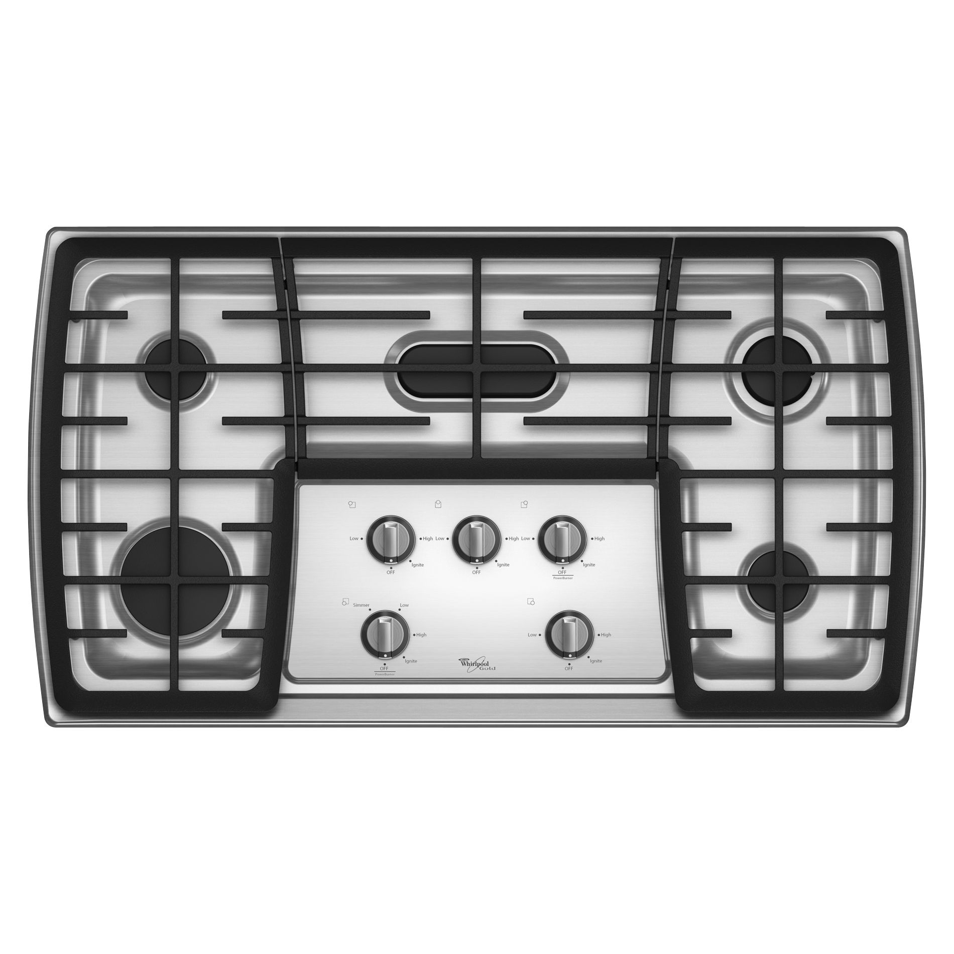 Whirlpool Gold G7CG3665XS 36" Gas Cooktop Sears Outlet