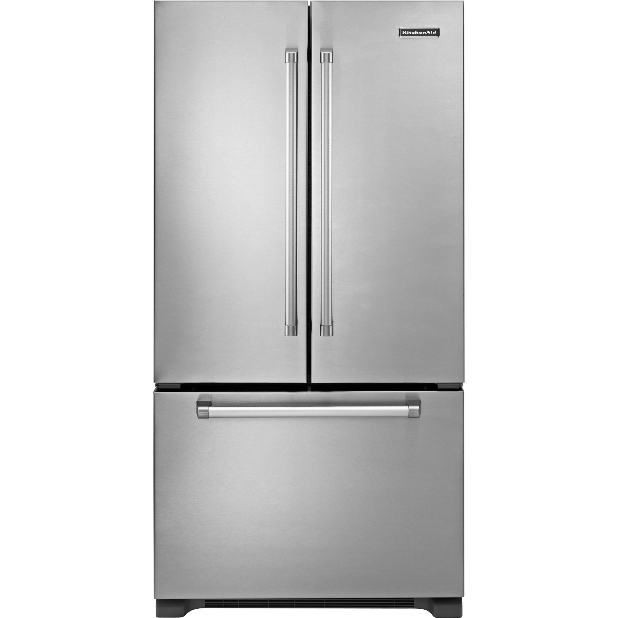 KitchenAid 21.8 cu. ft. Counter-Depth French-Door Bottom-Freezer Refrigerator Stainless Steel