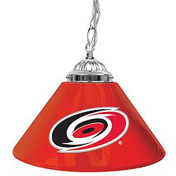 NHL Carolina Hurricanes 14 Inch Single Shade Bar Lamp