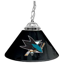 NHL San Jose Sharks 14 Inch Single Shade Bar Lamp