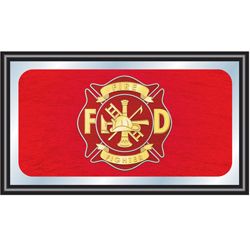 Trademark Fire Fighter Wood Framed Mirror BIG 15 x 26 inches at Sears.com