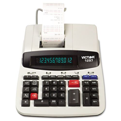 Victor 1297 Two-Color Printing Calculator