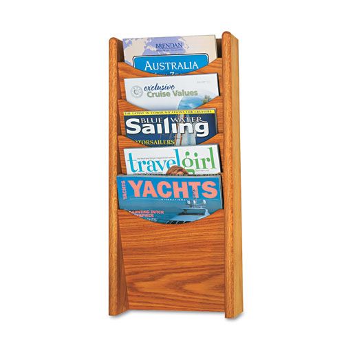 Safco Solid Wood Wall-Mount Literature Display Rack at Kmart.com
