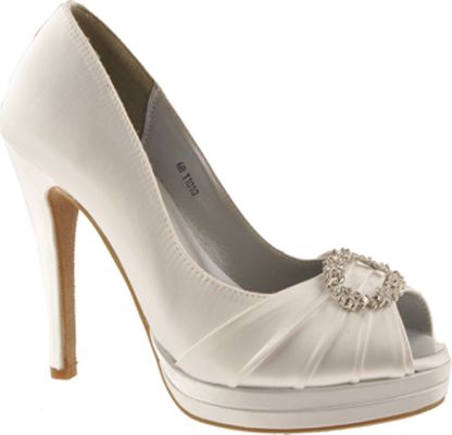 UPC 706899000052 product image for Women's Gianna - White Satin | upcitemdb.com