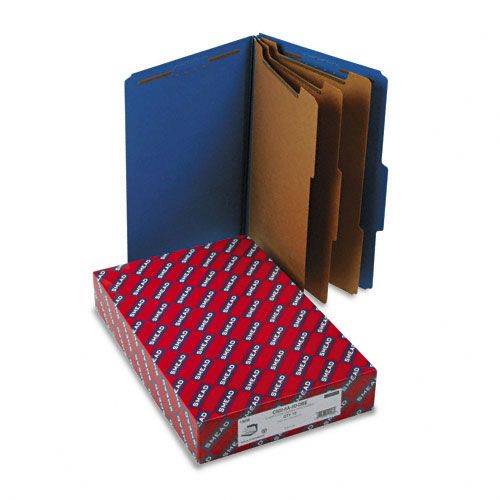 Smead 8-Section Expanding Folders, Legal, Dark Blue