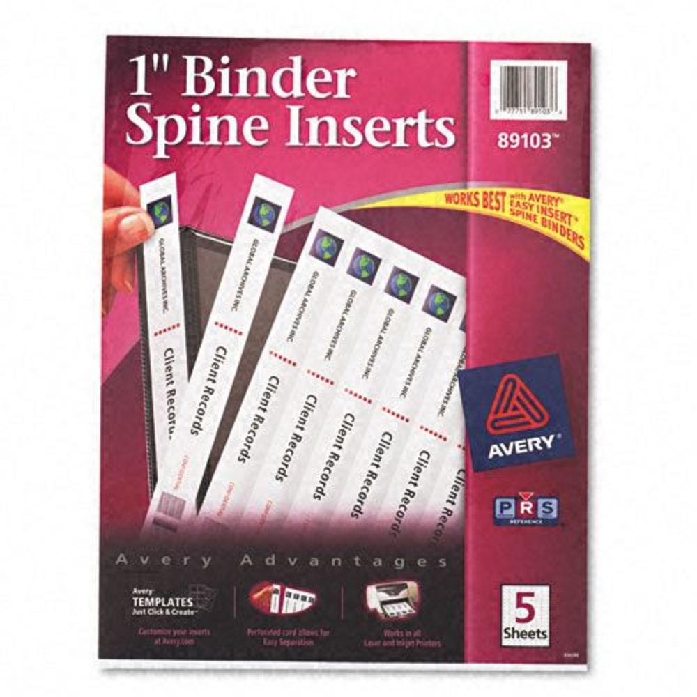 Custom Binder Spine Inserts