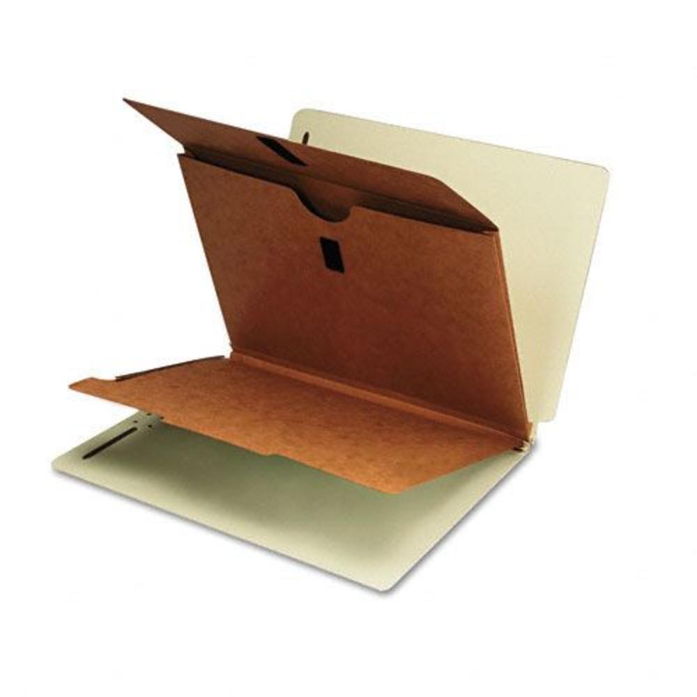 Extra-Heavy End Tab Folders, Pressboard, Letter