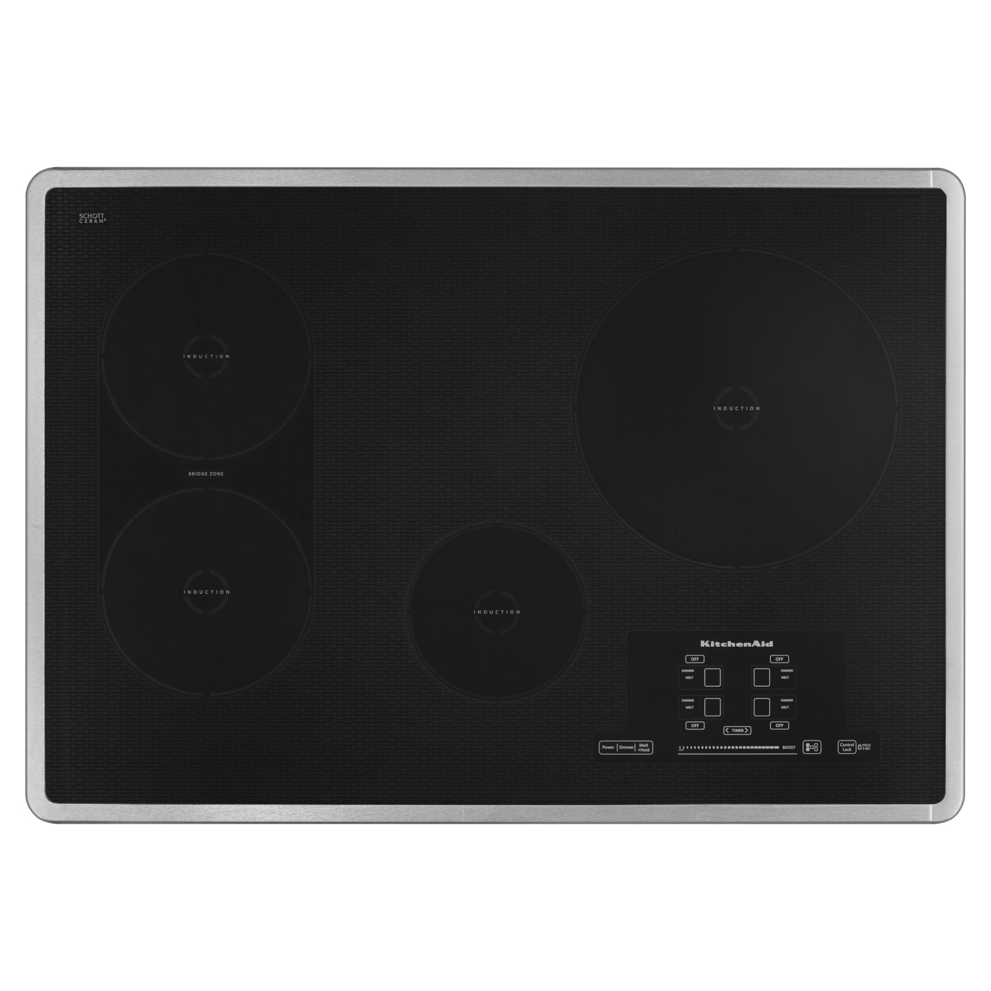 KitchenAid KICU509XSS 30" Electric Induction Cooktop KICU509X