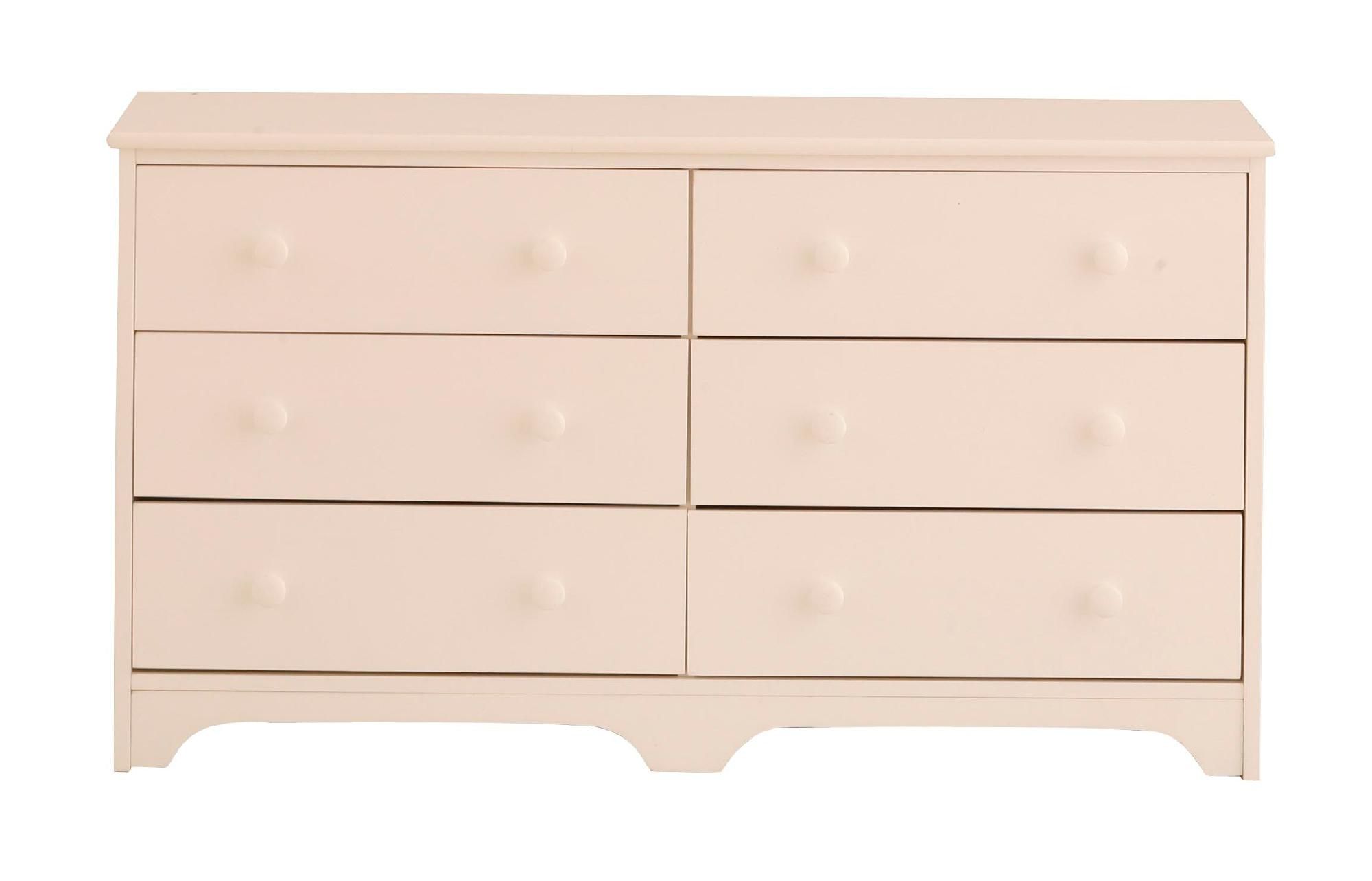 Canwood 6 Drawer Double Dresser - White at Kmart.com