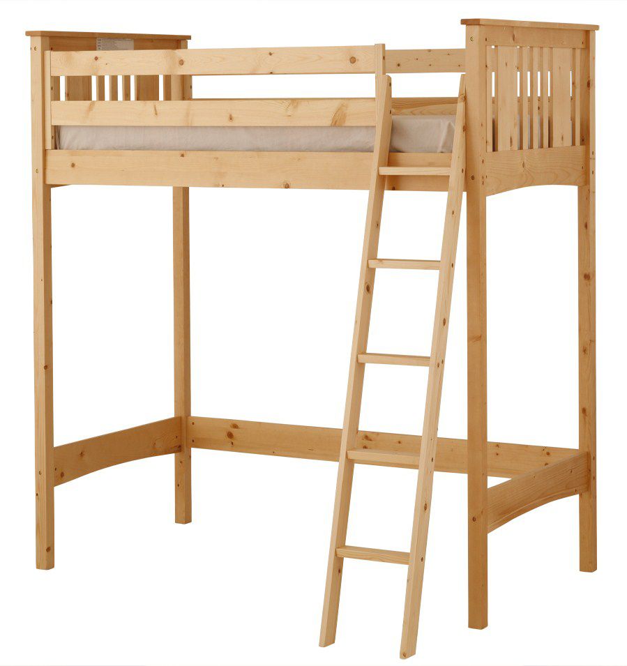 Canwood Base Camp Loft Bed - Natural Twin