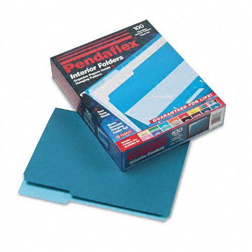 Pendaflex 1/3 Cut Top Tab Letter File Folders, Teal, 100/Box at Kmart.com