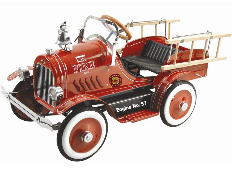 Kalee Deluxe Fire Truck Pedal Car at Sears.com