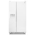 25.1 cu. ft. Side-by-Side Refrigerator w/ Ice & Water Dispenser - White