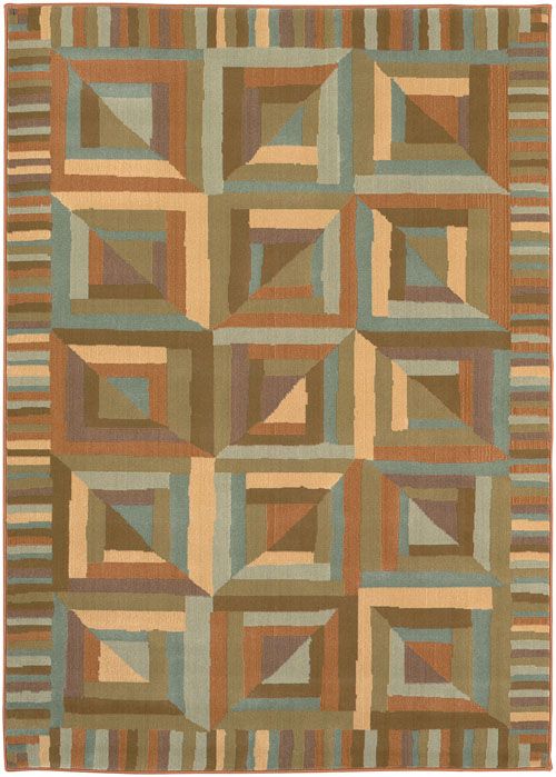Shaw Living Reverie Rug Collection 7'8"x10'9" Kaleidoscope - Auburn at Sears.com