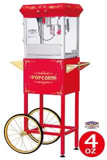 Great Northern Popcorn All Star GNP-400 4oz Red Popcorn Machine & Cart at Kmart.com