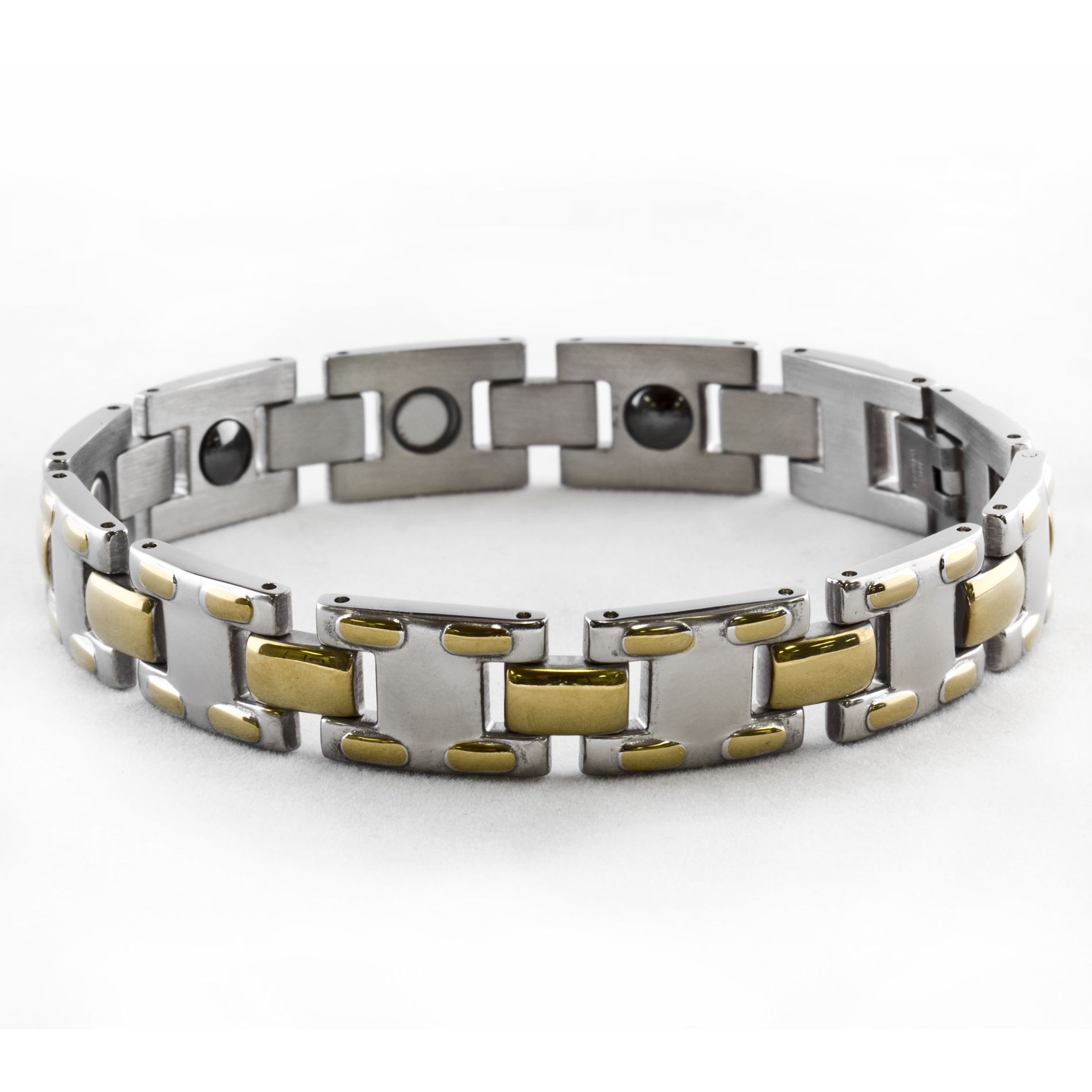Men's Two Tone Stainless Steel Bracelet at Kmart.com