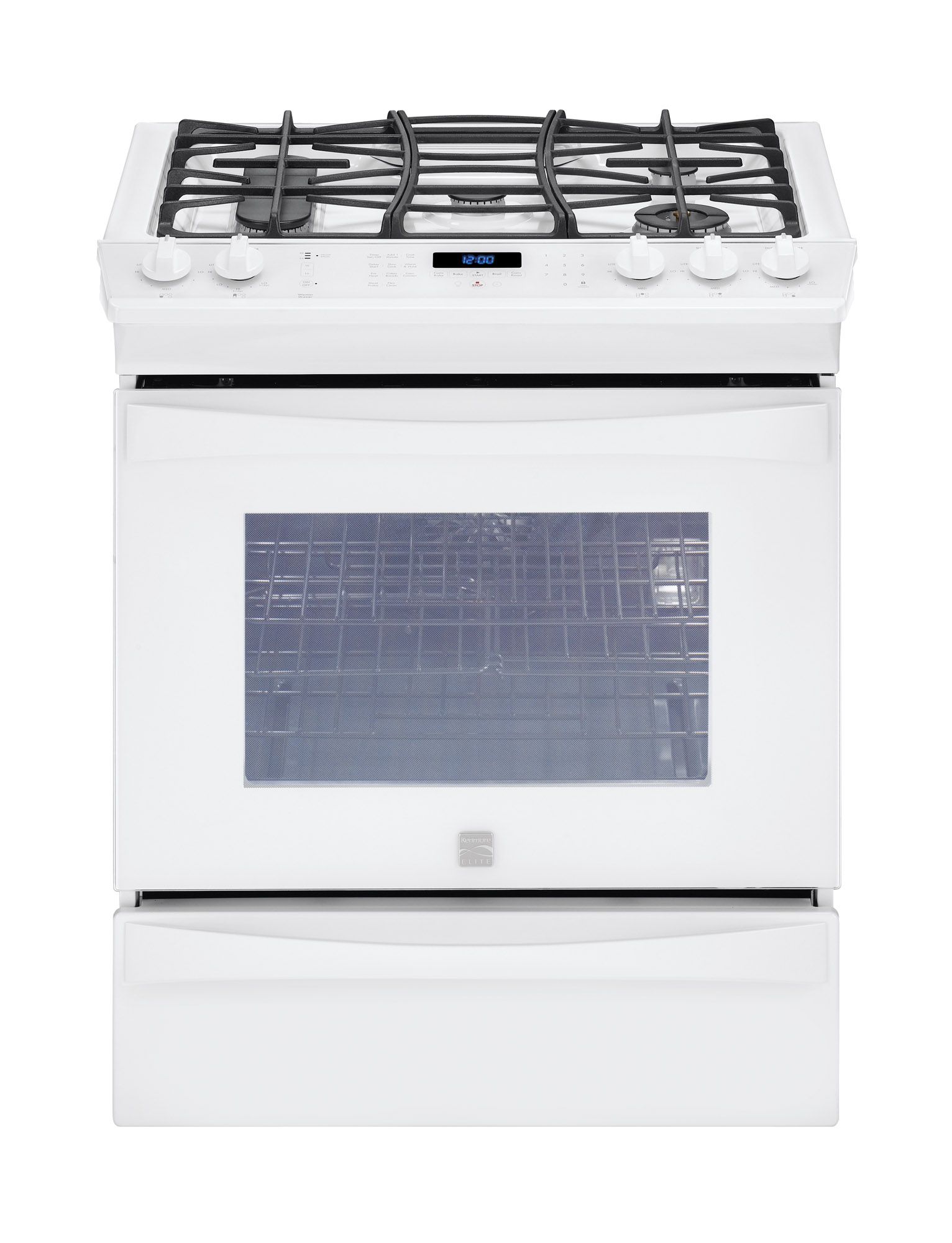 Kenmore Elite 30 Slide-In Gas Range White