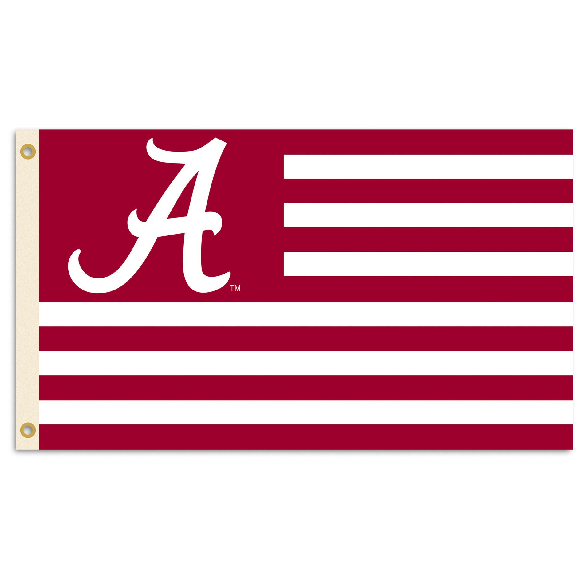 Alabama Crimson Tide 3' x 5' Flag (Striped USA Style)