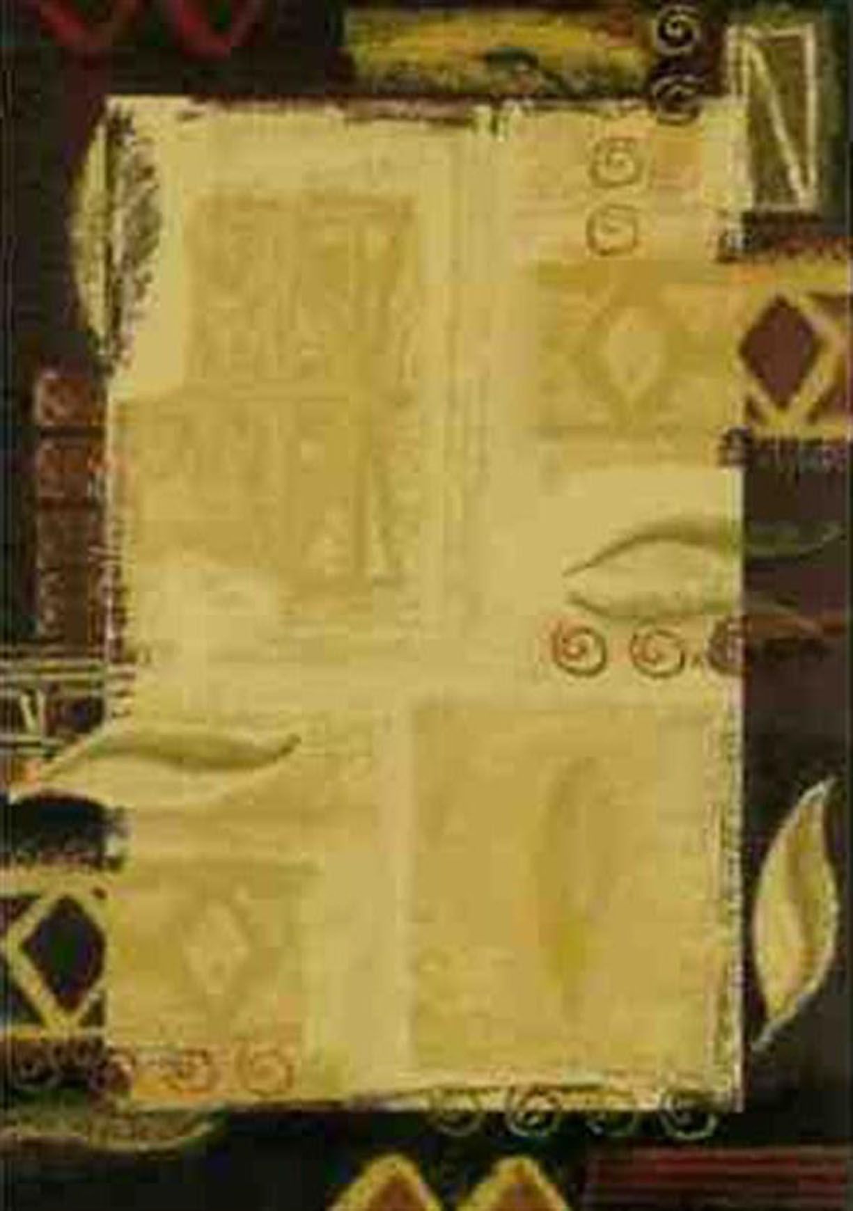 Cosmos 2 x 8 ft 1301/04 Area Rug Multi