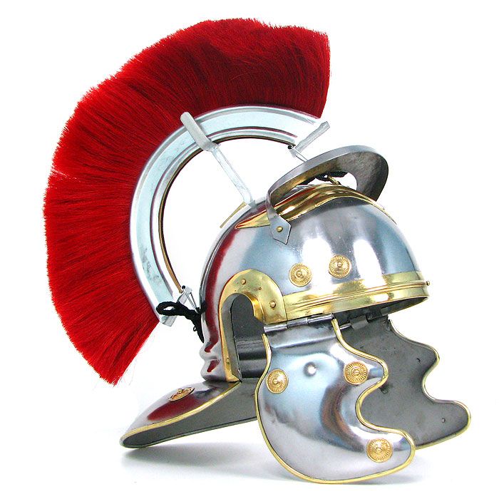 Trademark Crested Roman Officers Helmet