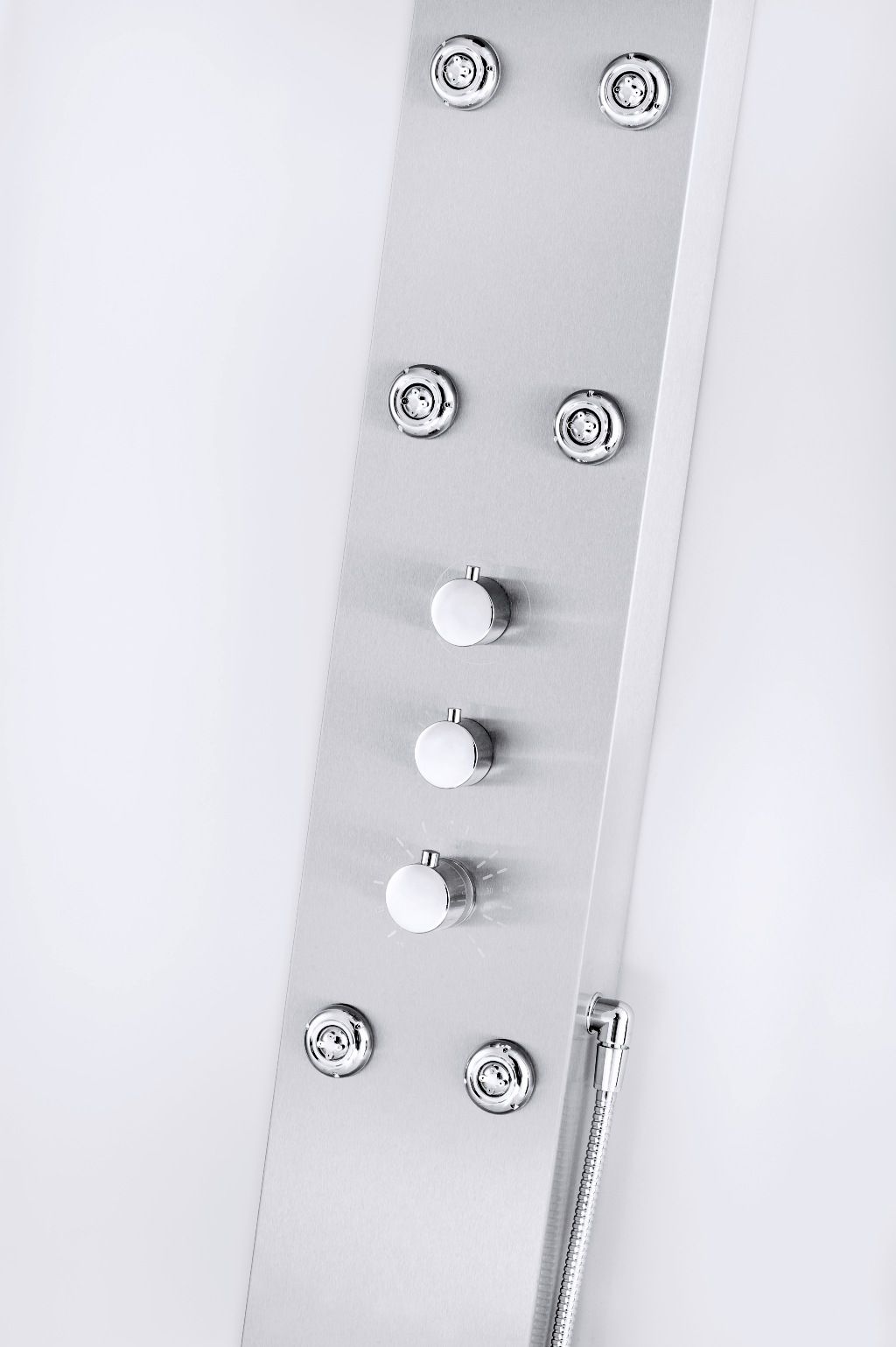 Stainless Steel 6-Jet Shower Panel                                                                                               at mygofer.com