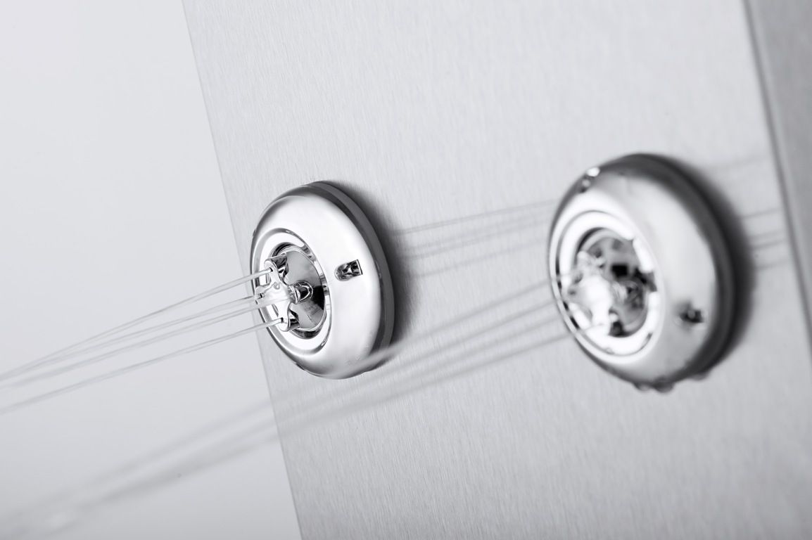 Stainless Steel 6-Jet Shower Panel                                                                                               at mygofer.com