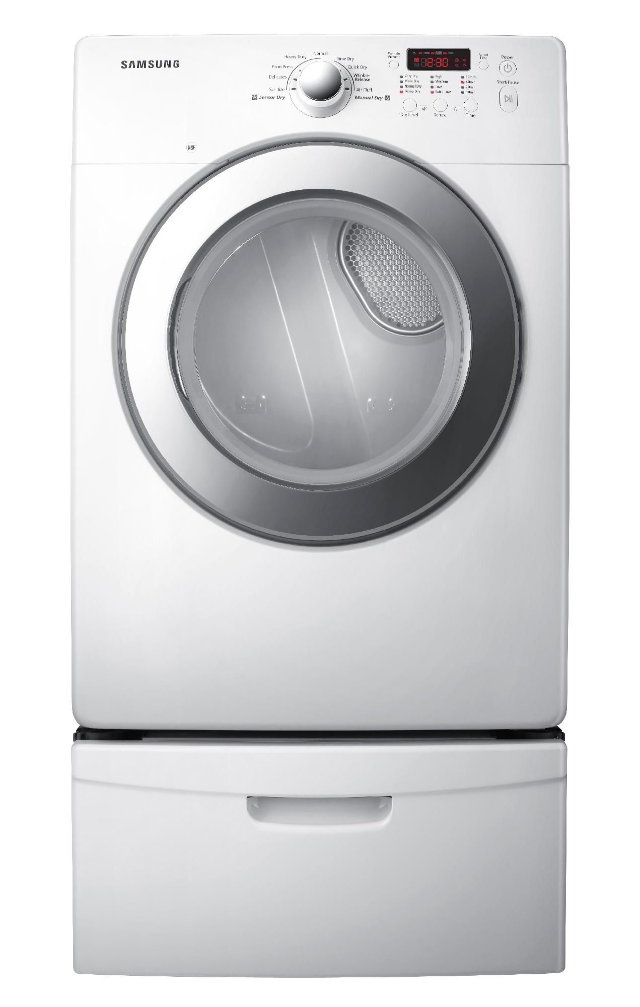 7.3 cu. ft. Electric Dryer - White