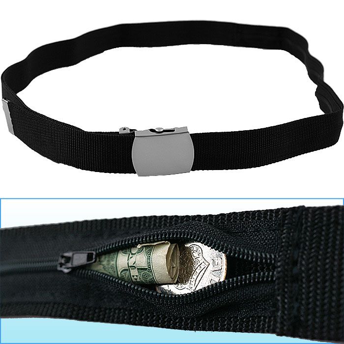 Trademark Tools 53 inch Belt with Hidden Zippered Storage Pocket - 53 inches