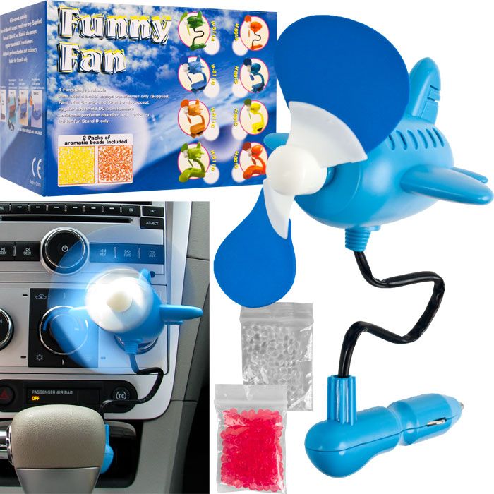 Trademark Tools 12 volt Auto Air Freshening Scent Fan - Airplane Shaped at Kmart.com