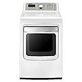 7.4 cu. ft. Electric Steam Dryer, White