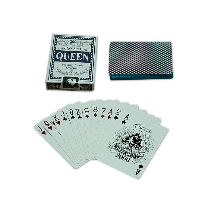 Queen Playing Cards - 1 BLUE Deck