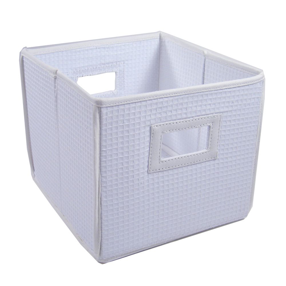 Badger Basket White Waffle Folding Storage Cube at Kmart.com