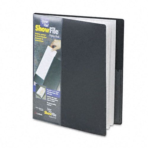 Cardinal Display Book with Wrap Pocket, 24 Sleeves, Black at Kmart.com